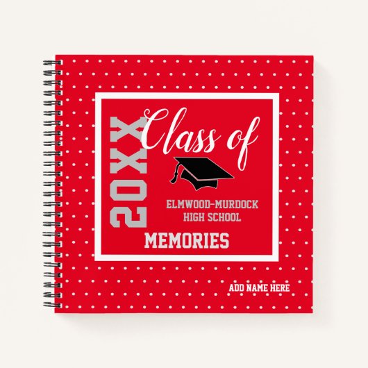 Carnet Classe Rouge Senior 2023 (Devant)