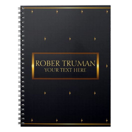 Carnet Classé Royal Dark Blue Gold (Devant)