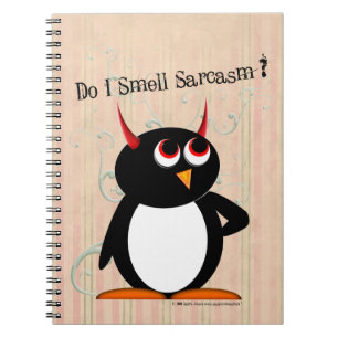 Carnet Classeur drôle mauvais de Penguin™, de nouveau 