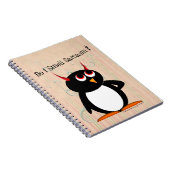 Carnet Classeur drôle mauvais de Penguin™, de nouveau à (Côté Droit)
