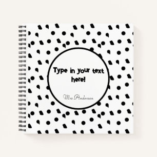 Carnet classeur personnalisé, classeur boho, personnalisa