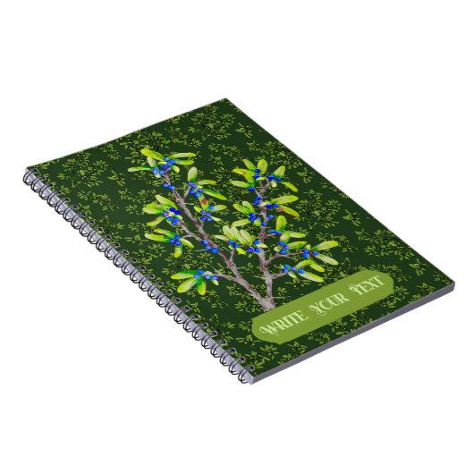 Carnet Classeur vert Blackthorn (Côté Droit)