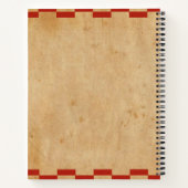 Carnet Classeur vintage de recettes de poulet (Dos)