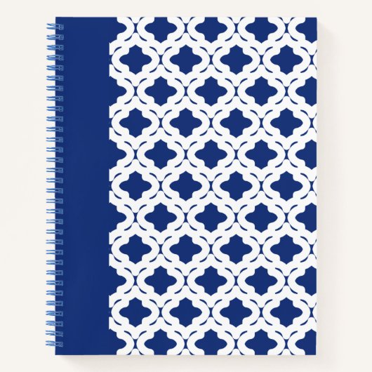 Carnet Classic Blue Recipe Notebook (Devant)