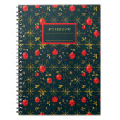 Carnet Classic Christmas Pattern Softcover Notebook (Devant)