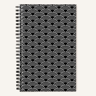 Carnet Classic Japanese Seigaiha Wave Pattern