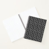 Carnet Classic Japanese Seigaiha Wave Pattern Monochrome (Intérieur)