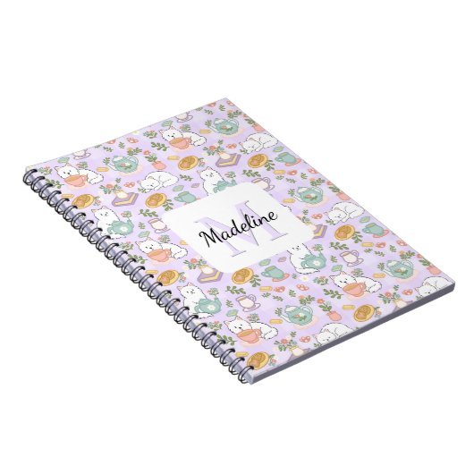 Carnet Classic Notebook Tea & Bookish Cats (Côté Droit)
