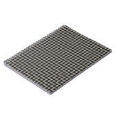 Carnet Classic Pepita Houndstooth Motif Black Grey (Côté gauche)