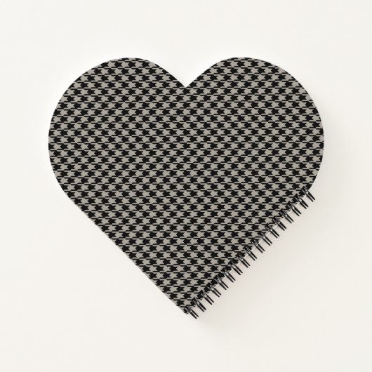 Carnet Classic Pepita Houndstooth Motif Black Grey (Dos)