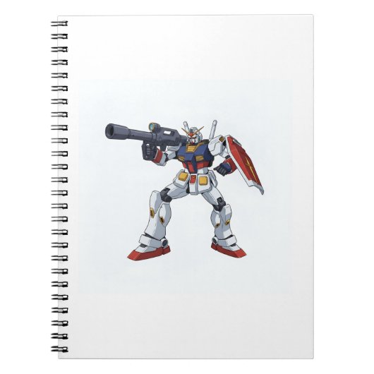 Carnet Classic Retro RX-78-2 Gundam Mecha Anime Illustrat (Devant)