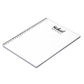 Carnet Classical White Minimalist Plain Elegant (Côté gauche)