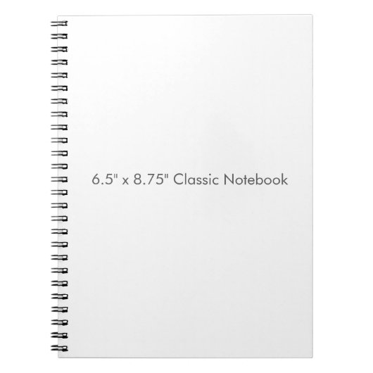 Carnet Classique 16,5 x 22,2 cm (Devant)