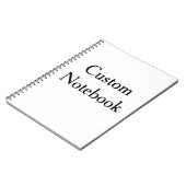 Carnet Classique 6,5" x 8,75" (Côté gauche)