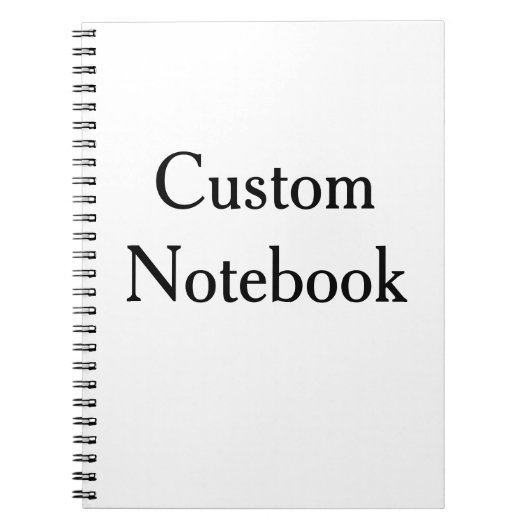 Carnet Classique 6,5" x 8,75" (Devant)