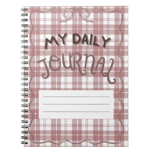 Carnet Classique 6,5" x 8,75" (Devant)