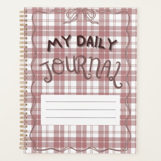 Carnet Classique 6,5" x 8,75" (Devant)