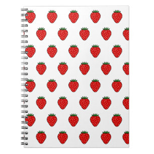 Carnet classique aux fraises