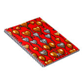 Carnet classique de conception numérique 3D coloré (Côté Droit)