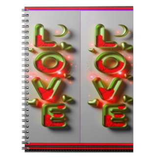 Carnet classique de conception numérique 3D coloré