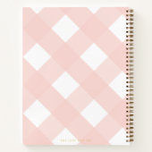 Carnet Classique Elegant Blush En vichy Newlyweds Recette (Dos)