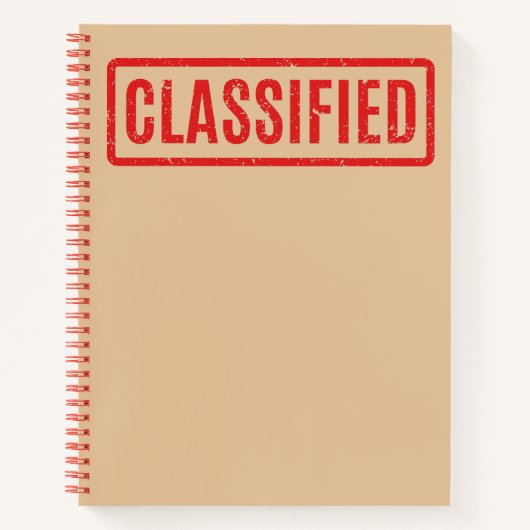 Carnet classique estampé (Devant)