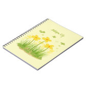 Carnet Classique Fleurs Sauvages & Papillons Ensol (Côté gauche)