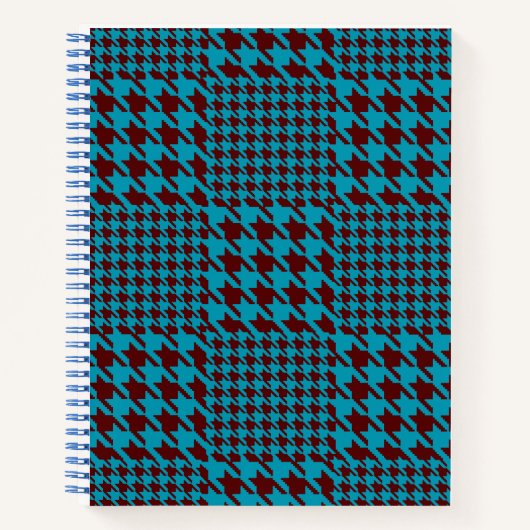 Carnet Classique moderne Tatan Plaid Bleu & Brown (Devant)