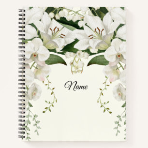 Carnet Classiques de Lily à fleurs mariages