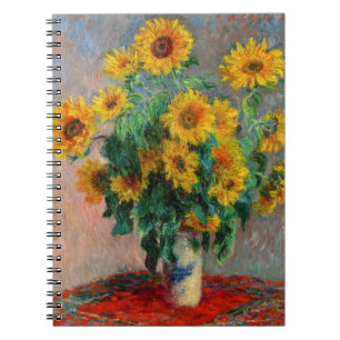 Carnet Claude Monet - Bouquet de tournesols
