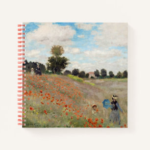 Carnet Claude Monet - Champ de coquelicots
