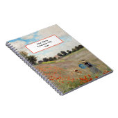Carnet Claude Monet - Champ de pavot (Côté Droit)