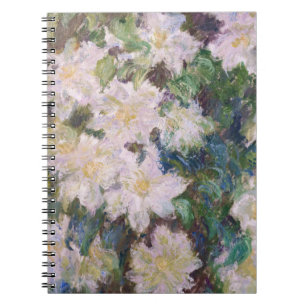 Carnet Claude Monet - Clematis blanc