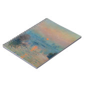 Carnet Claude Monet - Coucher de soleil sur la Seine à La (Côté gauche)