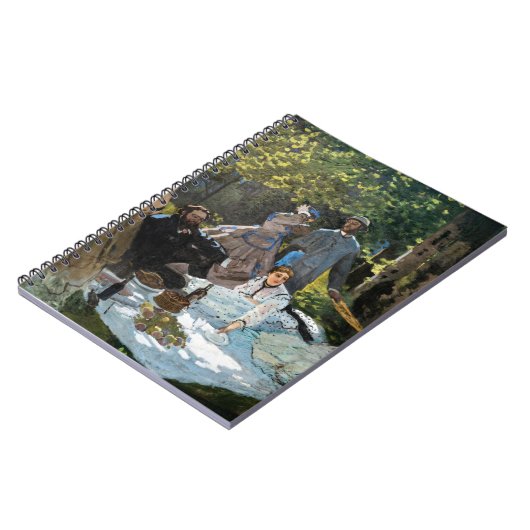 Carnet Claude Monet - Déjeuner sur l'herbe, panneau droit (Côté gauche)