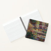 Carnet Claude Monet - Eau Lily étang, Harmonie rose (Intérieur)