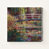 Carnet Claude Monet - Eau Lily étang, Harmonie rose (Dos)