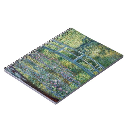 Carnet Claude Monet - Eau Lily étang, Harmonie verte (Côté gauche)