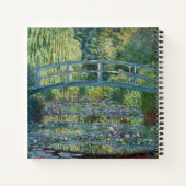 Carnet Claude Monet - Eau Lily étang, Harmonie verte (Dos)