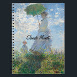 Carnet Claude Monet Femme avec parasol, Madame Monet<br><div class="desc">Femme avec un Parasol, Madame Monet et Son Fils (1875) de Claude Monet. monet, Claude Monet, impressionnisme, nénuphars monets, fleurs, nénuphars, impressionniste, floral, français, coucher de soleil monet, nénuphars, iris monet, paysage, art français, art, nature, artiste, eau, vintage, jardin, france, vert, chef-d'oeuvre, bleu, étang, fleur, claude, art classique, lys, histoire...</div>