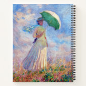 Carnet Claude Monet - Femme avec un parasol face à droite (Dos)