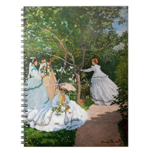 Carnet Claude Monet - Femmes dans le jardin