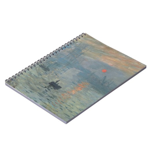 Carnet Claude Monet Impression soleil levant (Côté gauche)