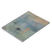 Carnet Claude Monet Impression Sunrise Soleil Levant (Côté gauche)