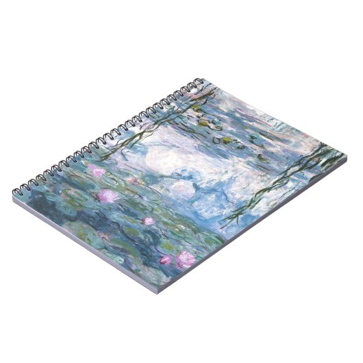 Carnet Claude Monet Impressionniste L'Eau Lillies Peintur (Côté gauche)