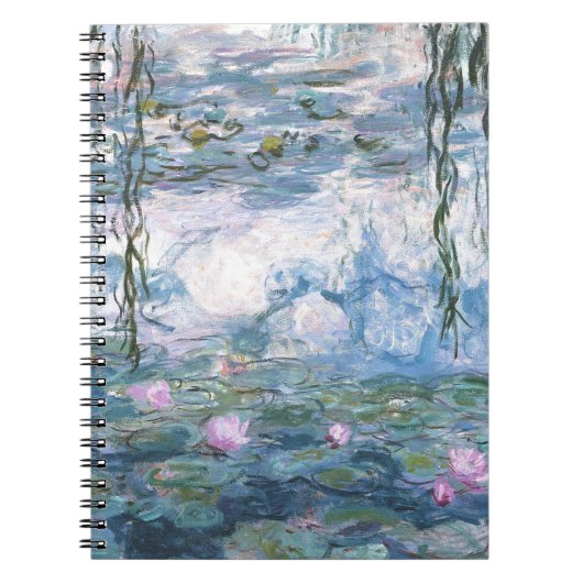 Carnet Claude Monet Impressionniste L'Eau Lillies Peintur (Devant)