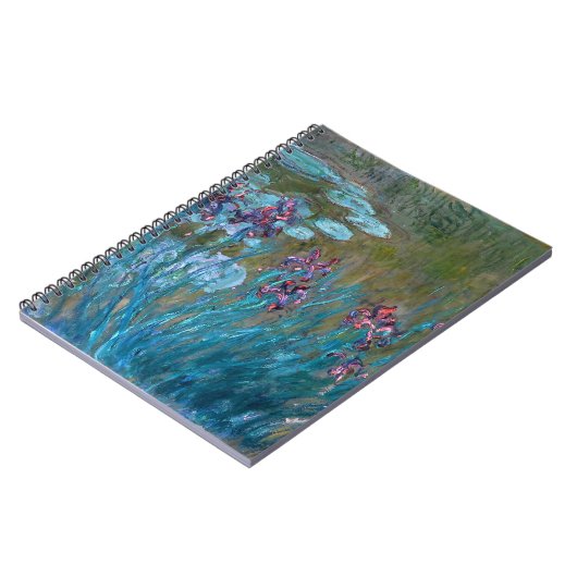 Carnet Claude Monet : Iris et nénuphars (Côté gauche)