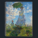 Carnet Claude Monet - La Promenade, Femme avec un Parasol<br><div class="desc">La Promenade,  Femme avec un Parasol / Madame Monet et son fils / La Promenade / La Femme a l'ombrelle - Claude Monet,  1875</div>