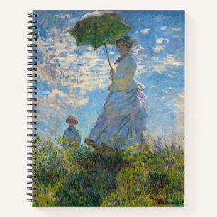 Carnet Claude Monet - La Promenade, Femme avec un Parasol