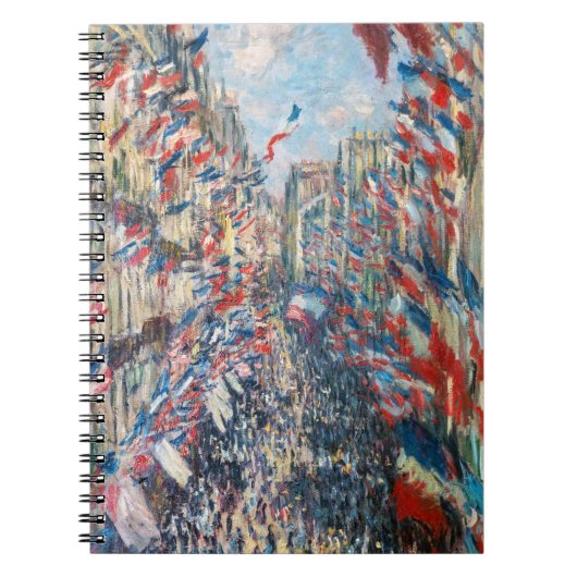 Carnet Claude Monet - La Rue Montorgueil - Paris (Devant)